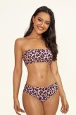 Leopard Print Bandeau Bikini Set