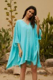 Bohemian  Elbow Sleeve  Tunic Cover Up